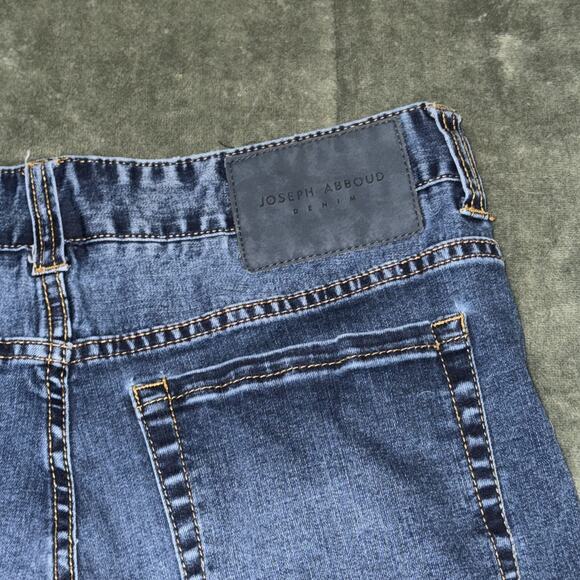 Joseph Abboud Denim Jeans Men's 32/30 Blue Cotton Stretch Pockets Straight Leg - Picture 4 of 9